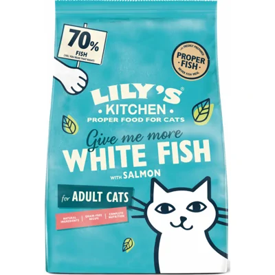 Lily's Kitchen Adult witvis met zalm kattenvoer 2 kg