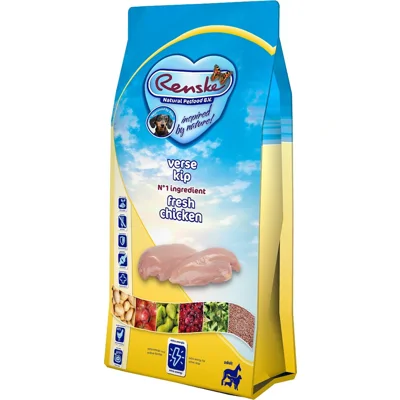 Renske Graanvrij Super Premium Adult vers bereide kip hondenvoer 6,5 kg