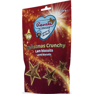 Renske Kerst Crunchy Biscuits Lam hond 200 gram