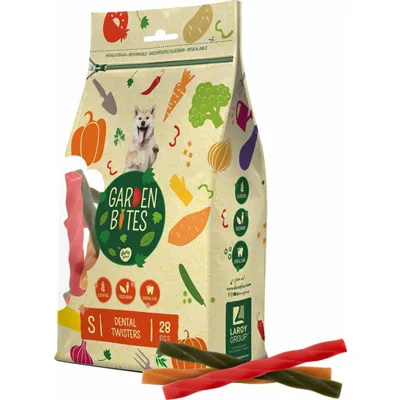 Garden Bites Dental Twisters hondensnack 2 x L