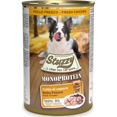 6x Stuzzy Hondenvoer MonoProtein Kip 400 gr