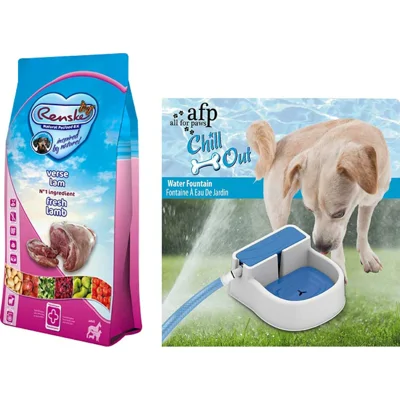 Renske Super Premium Adult Lam Graanvrij&Afp Waterbak Pakket