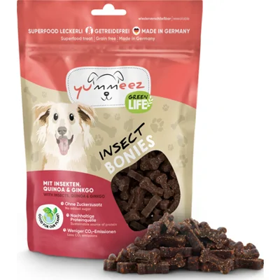 Yummeez Green Life Bonies Hondensnack Insecten 175 gr