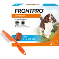 FRONTPRO L - 3 Tabletten + Gratis Vlooienkam