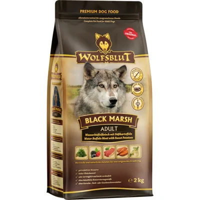 3x Wolfsblut Hondenvoer Adult Black Marsh 2 kg