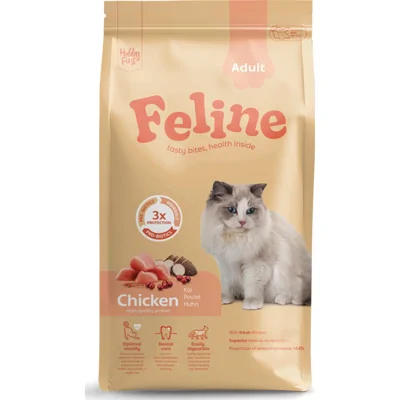 HobbyFirst Feline Kattenvoer Droog Adult Kip 1,5 kg
