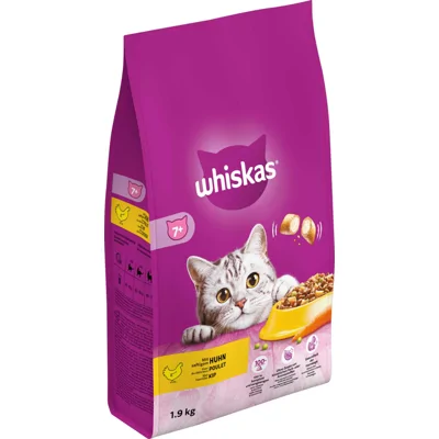 Whiskas Kattenbrokjes Senior Kip 1,9 kg