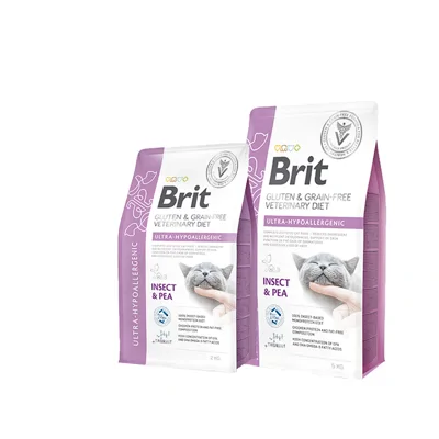Brit Veterinary Diet Cat - Grain free - Ultra-Hypoallergenic - 2 kg