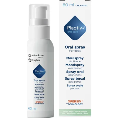Plaqtiv+ Mondspray Hond - 60 ml