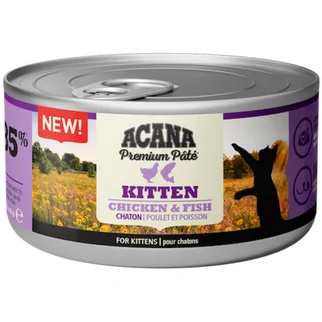 Acana Premium Pate Kip&Vis kitten natvoer 85 gram