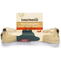 Beeztees gevuld kauwbot met pens hondensnack 15 cm