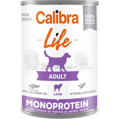 Calibra Life Dog Adult Monoprotein Lam natvoer hond 400 gram