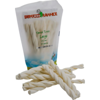 FarmFood Rawhide Dental Twist L hondensnack 20cm 10 stuks