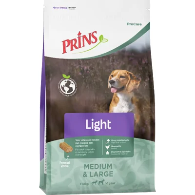 Prins Procare Light Low Calorie hondenvoer 12kg