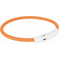 Trixie Flash Lichtgevende Band USB TPU/nylon oranje 45 cm product name