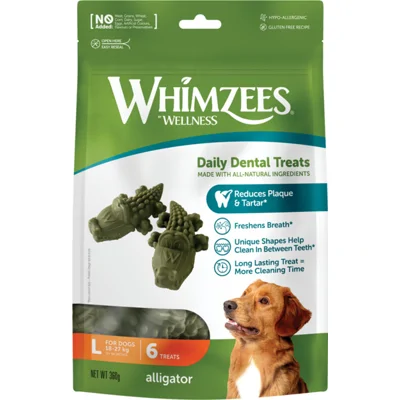 Whimzees Krokodil Large 6st