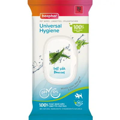 Beaphar Universal Hygiene vochtige doekjes (30 st) 1 verpakking