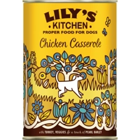 Lily's Kitchen Casserole kip met kalkoen natvoer hond 1 tray (6 x 400 g)