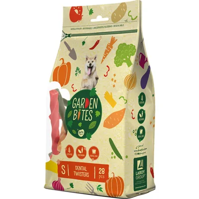 Garden Bites Dental Twisters hondensnack 2 x S