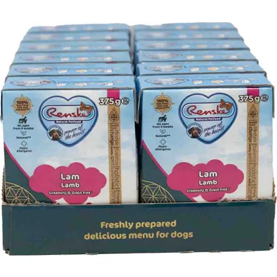 12x Renske Vers Graanvrij Tetra Hondenvoer Nat Lam 375 gr