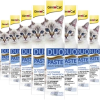 8x GimCat Multi-Vitamin Duo-Pasta Tonijn&Vitamines 50 gr