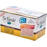Schesir Kattenvoer Kipfilet - Rijst 6 x 50 gr
