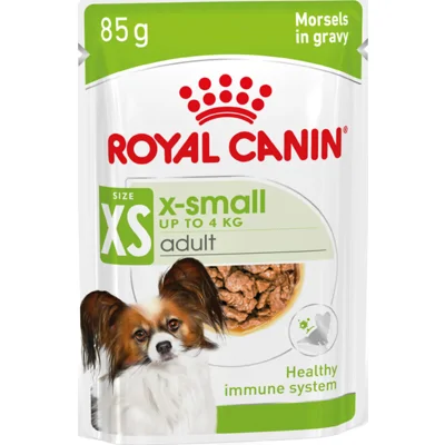 48x Royal Canin Extra Small Adult Hondenvoer Nat 85 gr