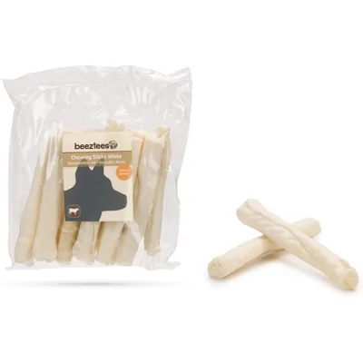 Beeztees Kauwstaafjes Wit - 10 Stuks