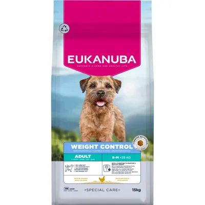 Eukanuba Hondenvoer Droog Special Care Adult Small/Medium Weight Control 15 kg