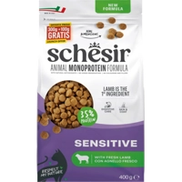 8x Schesir Monoproteïne Promo Kattenvoer Droog Sensitive Lam 400 gr