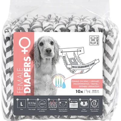 M-Pets Hondenluiers Teefje - L - 10 stuks
