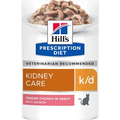 Hills Prescription Diet Feline K/D Renal Health Zalm 12 x 85 gr