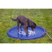Beeztees sprinkler mat stay cool blauw 100cm hond