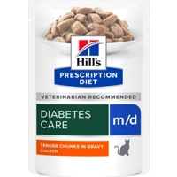 Hill's Prescription Diet m/d Diabetes Care kattenvoer met Kip 12x85gr product name