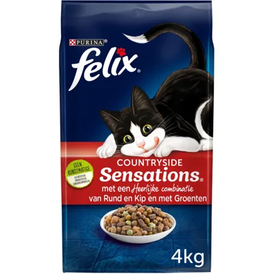 Felix Countryside Sensations kattenvoer 2 x 4 kg