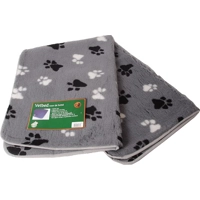 Vetbed grijs met pootprint voor honden 2 x XL product name