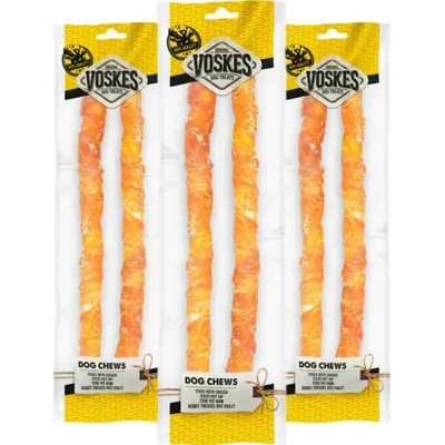 3x Voskes Stick Met Kip 40 cm 2 stuks