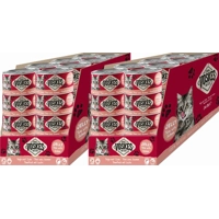 48x Voskes Kattenvoer Nat Tonijn met Zalm 85 gr