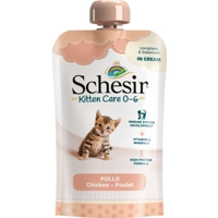 Schesir Kattenvoer Kitten 0-6 Kip in Cream 150 gr
