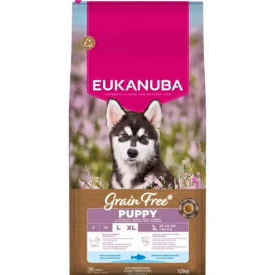 Eukanuba Hondenvoer Droog Grain Free Large Oceaanvis Puppy 12 kg