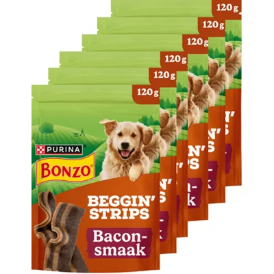 Bonzo Beggin’ Strips - 6 x 120 g
