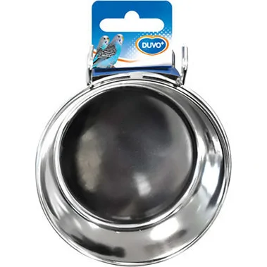 Duvo+ Inox Eetkom met Haak - M - 10 cm - 2 stuks