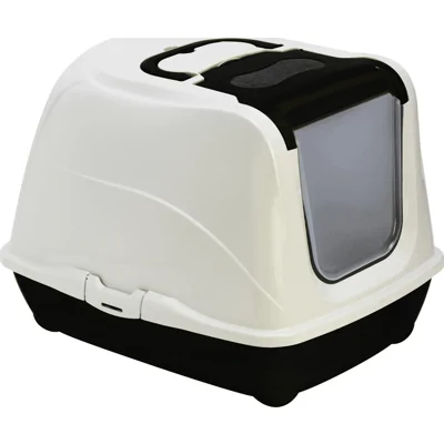Moderna Kattentoilet Flip Cat - Zwart - 50,5 x 38,5 x 38 cm
