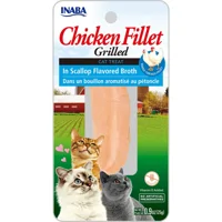 Inaba Kattensnack Grilled Chicken Sint Jacobsschelp Bouillon 25 gr