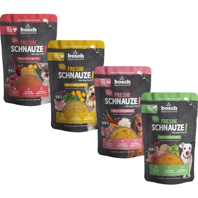 Bosch Freshe Schnauze - Rund, Gierst & Rode Biet - 8 x 250 g