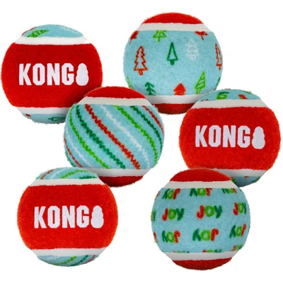 KONG Holiday Squeakair Tennisbal