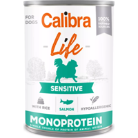 Calibra Life Dog Adult Sensitive Monoprotein Zalm natvoer hond 400 gram