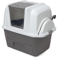 Cat It - SmartSift kattentoilet incl 4 afvalzakken - Antraciet/wit