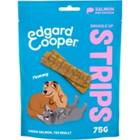 Edgard & Cooper Strips Zalm&Kip hondensnacks 75 gram product name