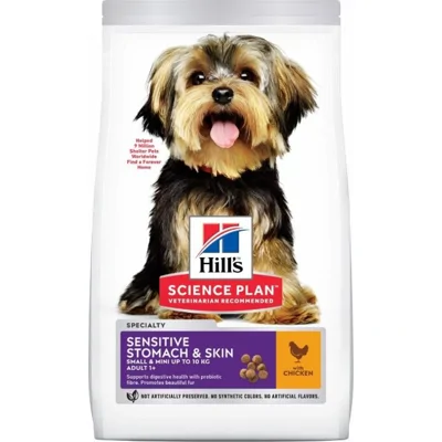 Hill's Science Plan Hond Adult Sensitive Stomach&Skin Small&Mini 1,5kg